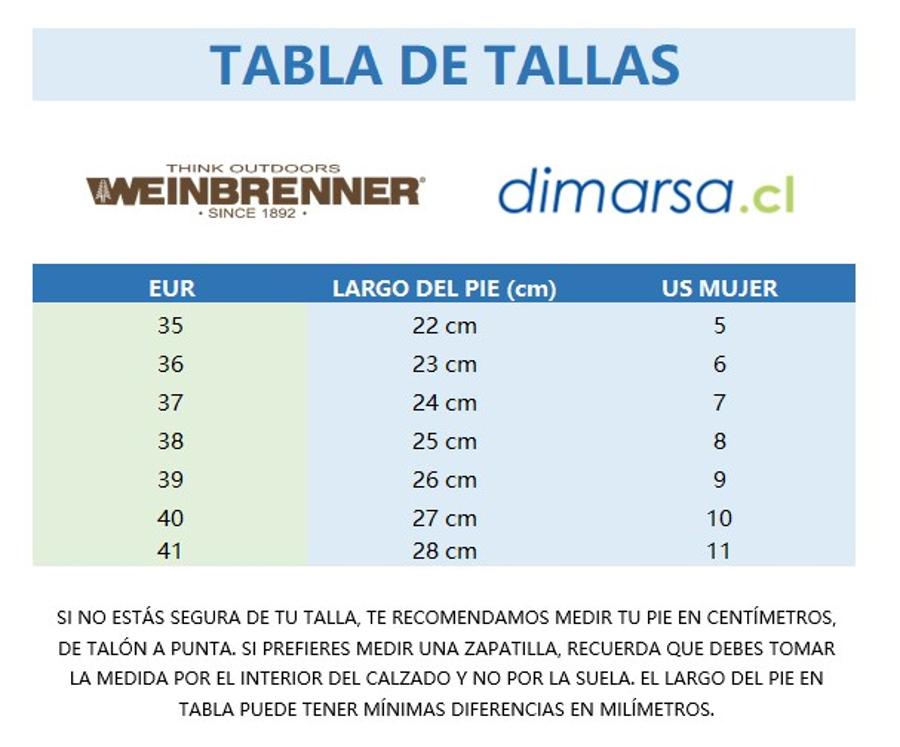 Botín Weinbrenner Battuta Mujer Café