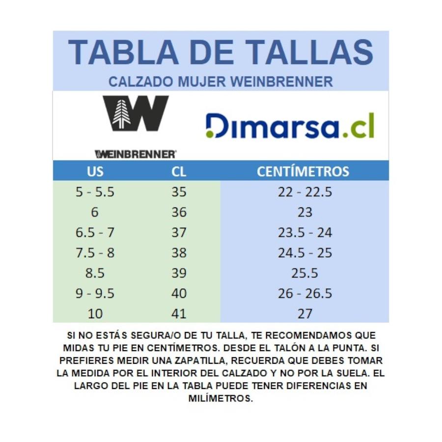 Zapato Mujer Impermeable Battuta Weinbrenner Gris