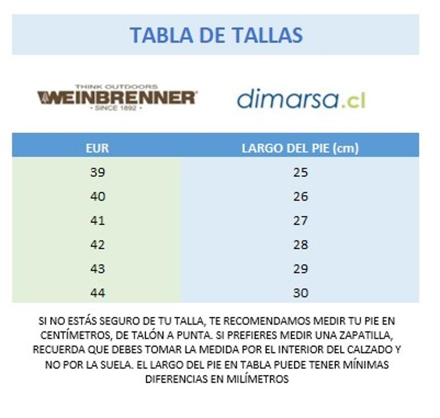 Botín Outdoor Hombre Weinbrenner Serra Mid Negro