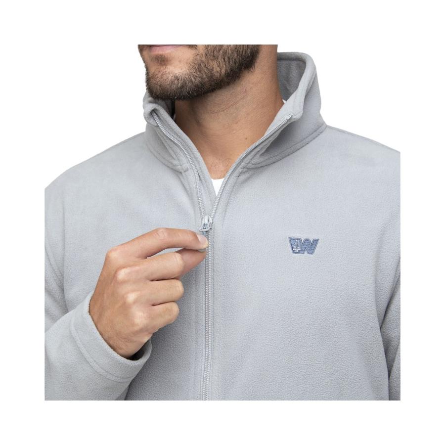 Polar Hombre Weinbrenner Full Zipper Guadavari Gris Claro