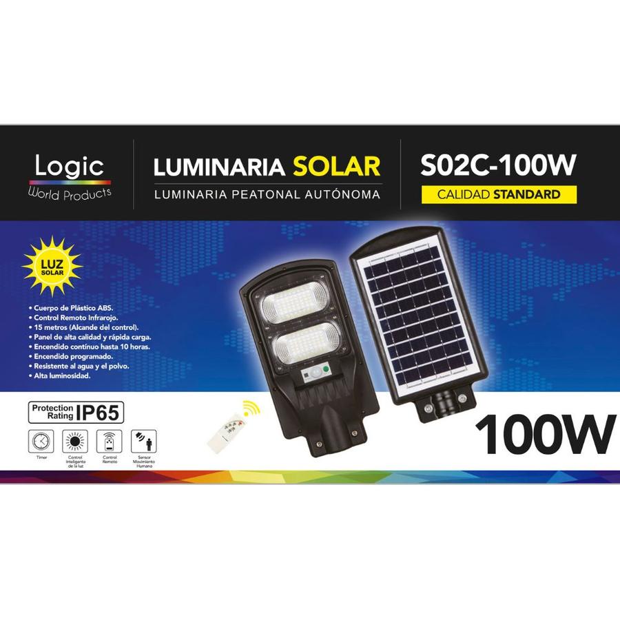 LUM.PEATONAL LOGIC 100W FRIA S02C C/REM