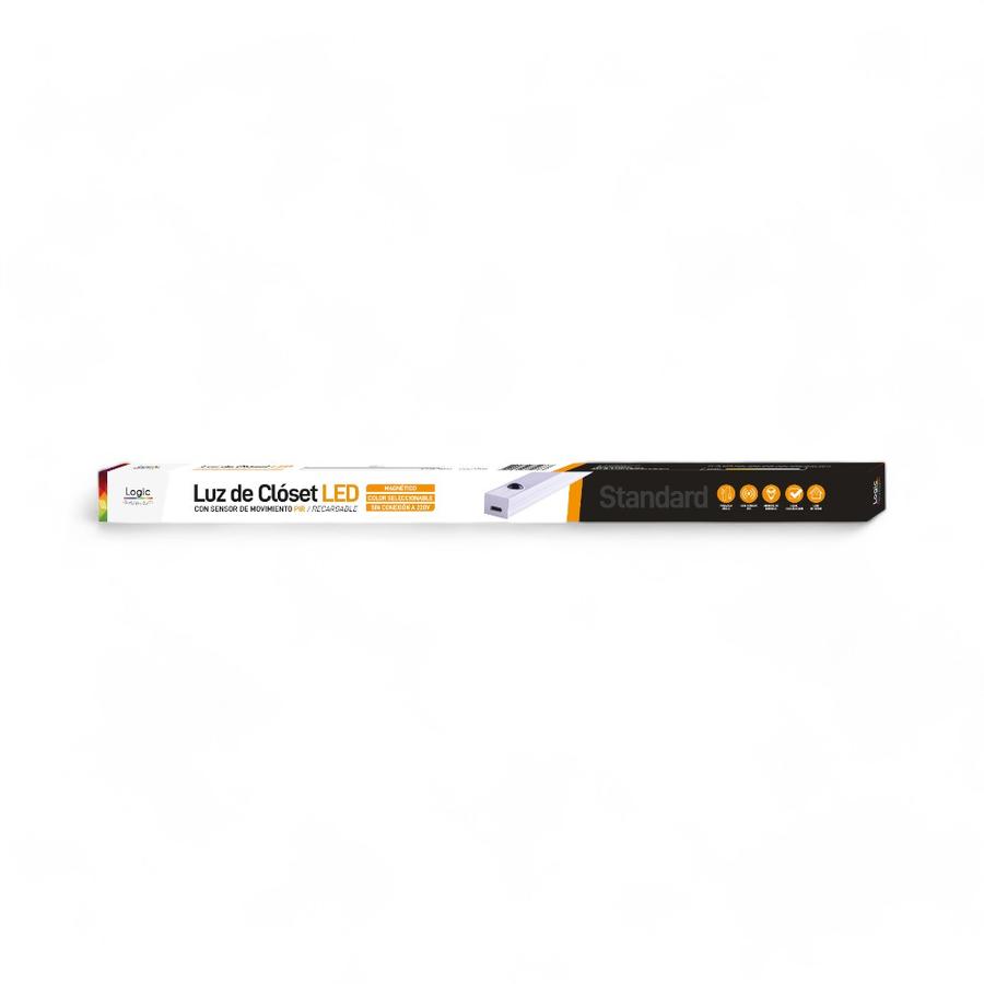 Luz Closet LED Wellmax D05 con Sensor Infrarrojo 30 Cm