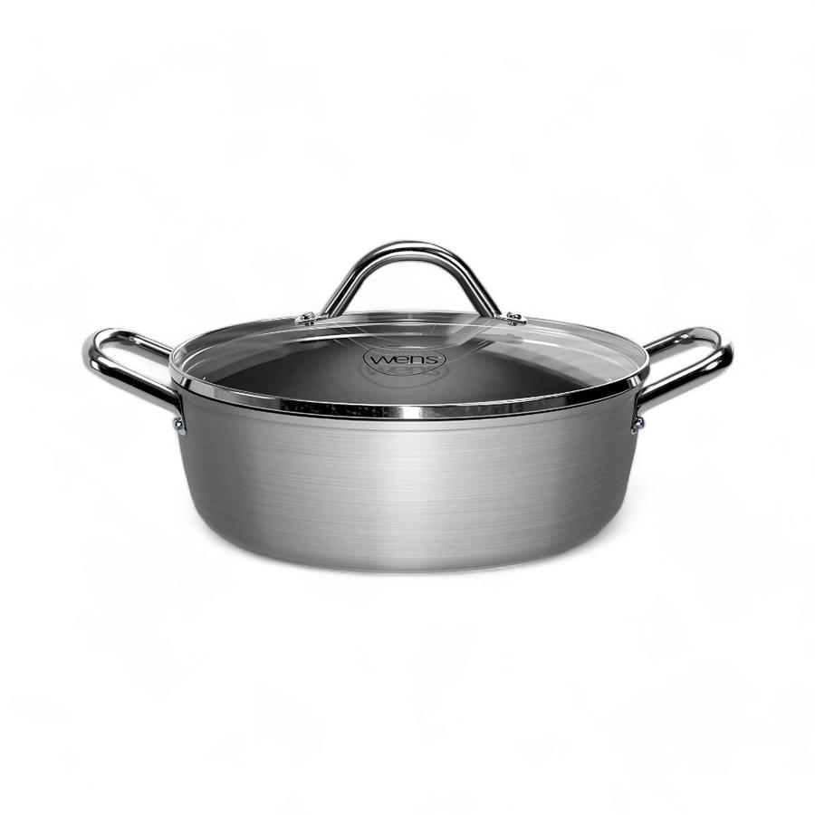Batería Cocina Wens 7 Piezas Aluminio Forjado Hard Anonized