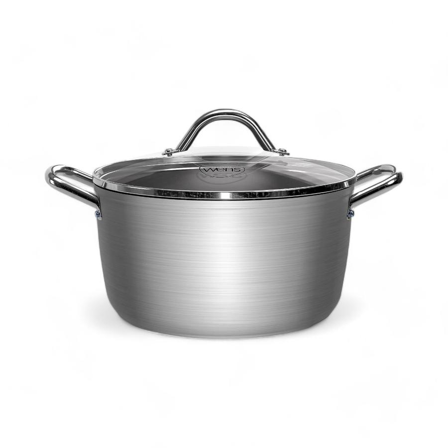 Batería Cocina Wens 7 Piezas Aluminio Forjado Hard Anonized