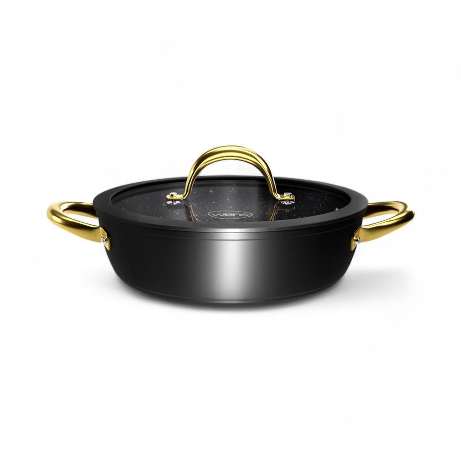 Batería Cocina Wens 7 Piezas Aluminio Forjado Golden Series