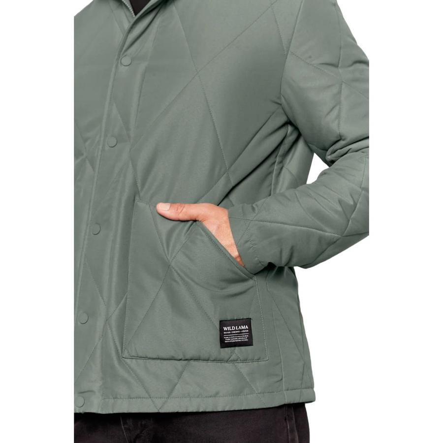Parka Wild Lama Hombre Guaco Verde