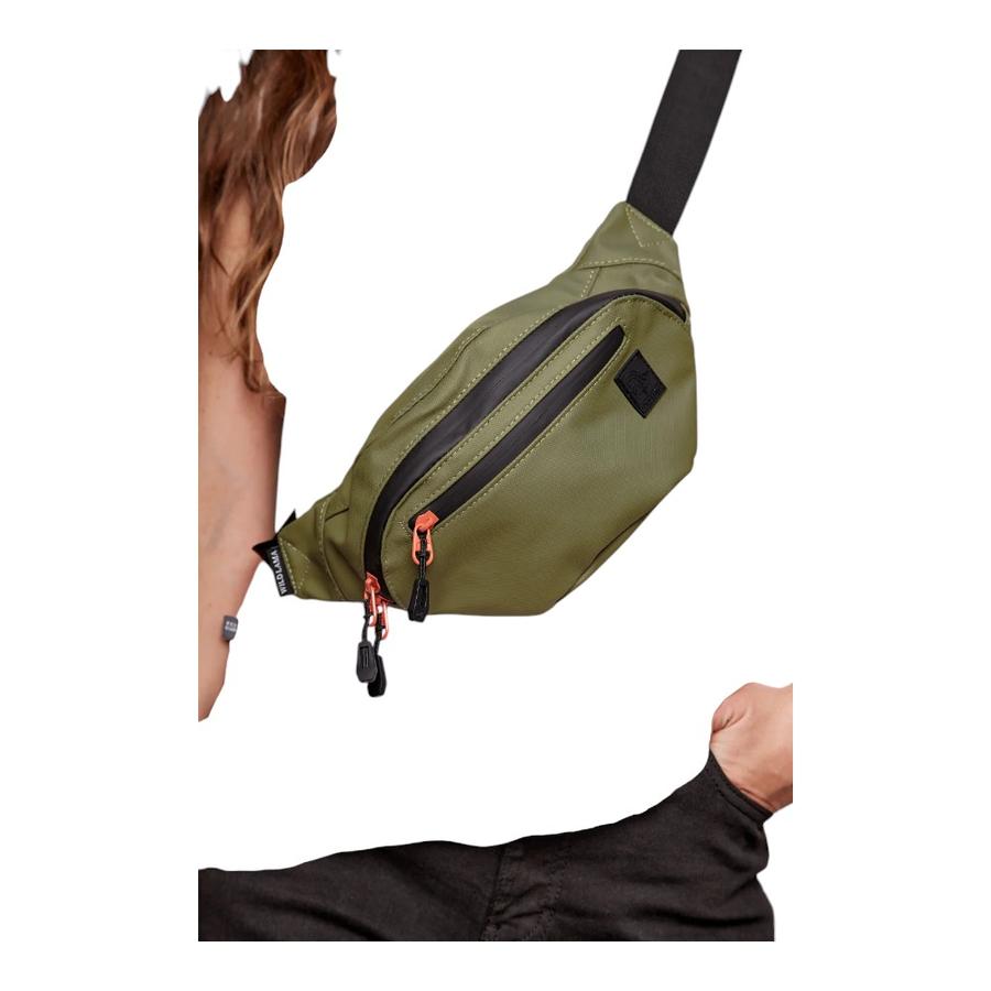 Banano Bold Reciclado Verde Militar Wild Lama