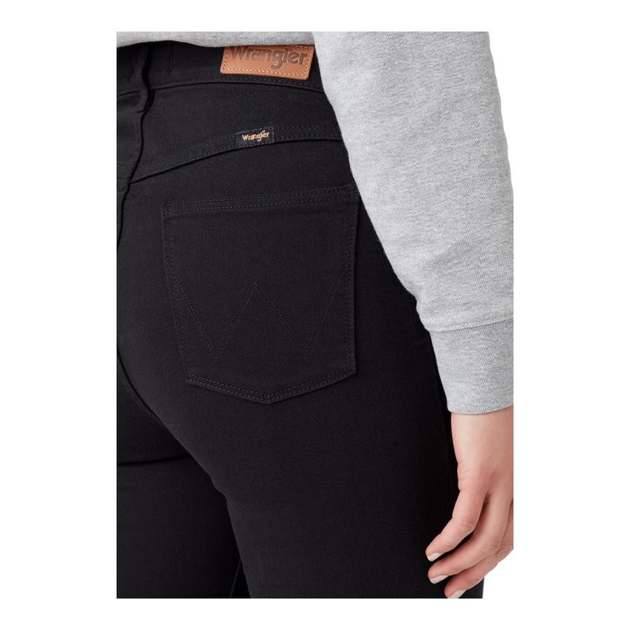 Jeans Mujer Wrangler Skinny Fit Negro