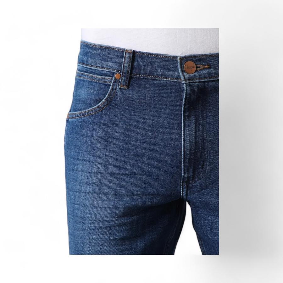 Jeans Hombre Wrangler Greensboro Regular Fit Azul