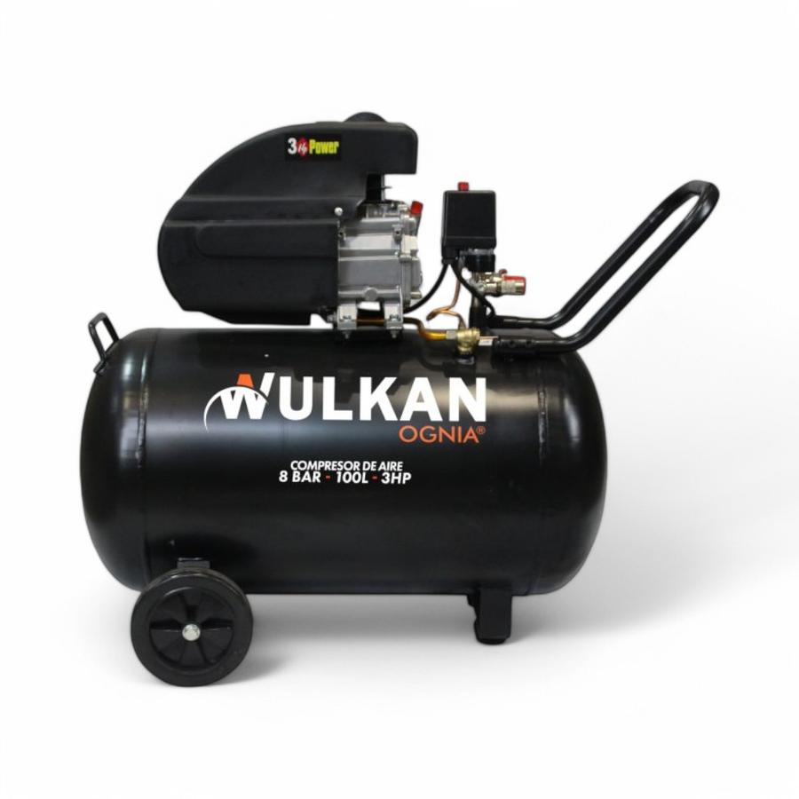 Moto Compresor Wulkan WC-100 3 HP 100 Litros