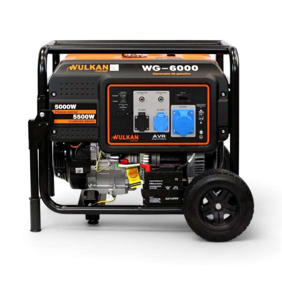Generador A Gasolina Wulkan WG-6000 420cc 5.0/5.5 Kw