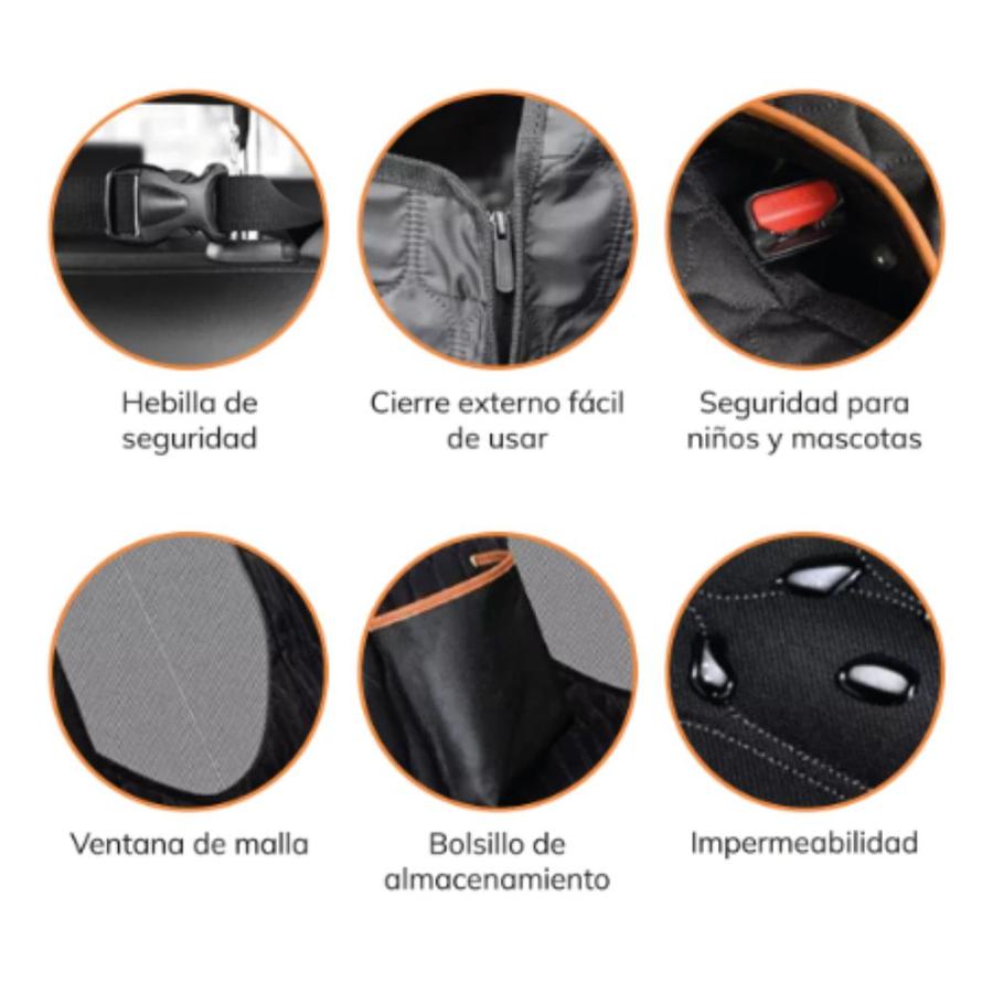 FUNDA ASIENTO IMPERMEABLE MULTIUSO NEG XROAD