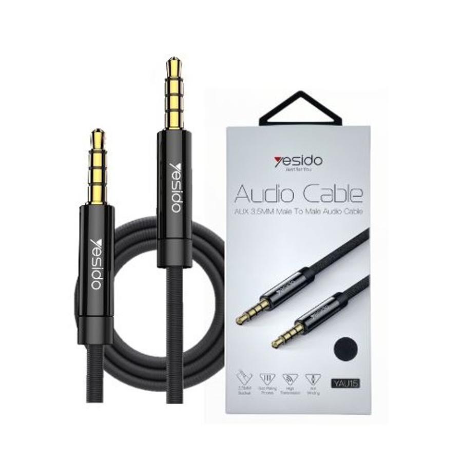 Cable Auxiliar Yesido 2m Para Audio 3,5mm