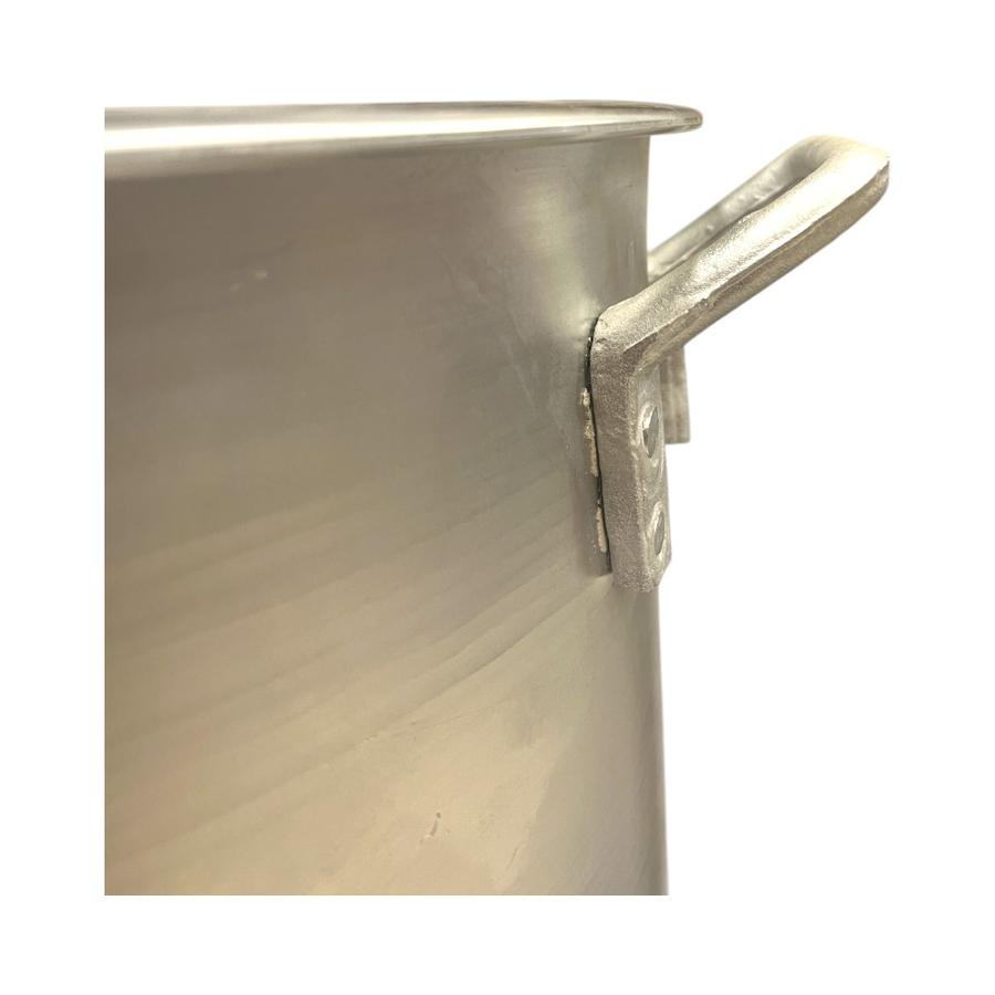 Olla Fondo de Aluminio 40x40 cm 50 Litros Silver Yevenes
