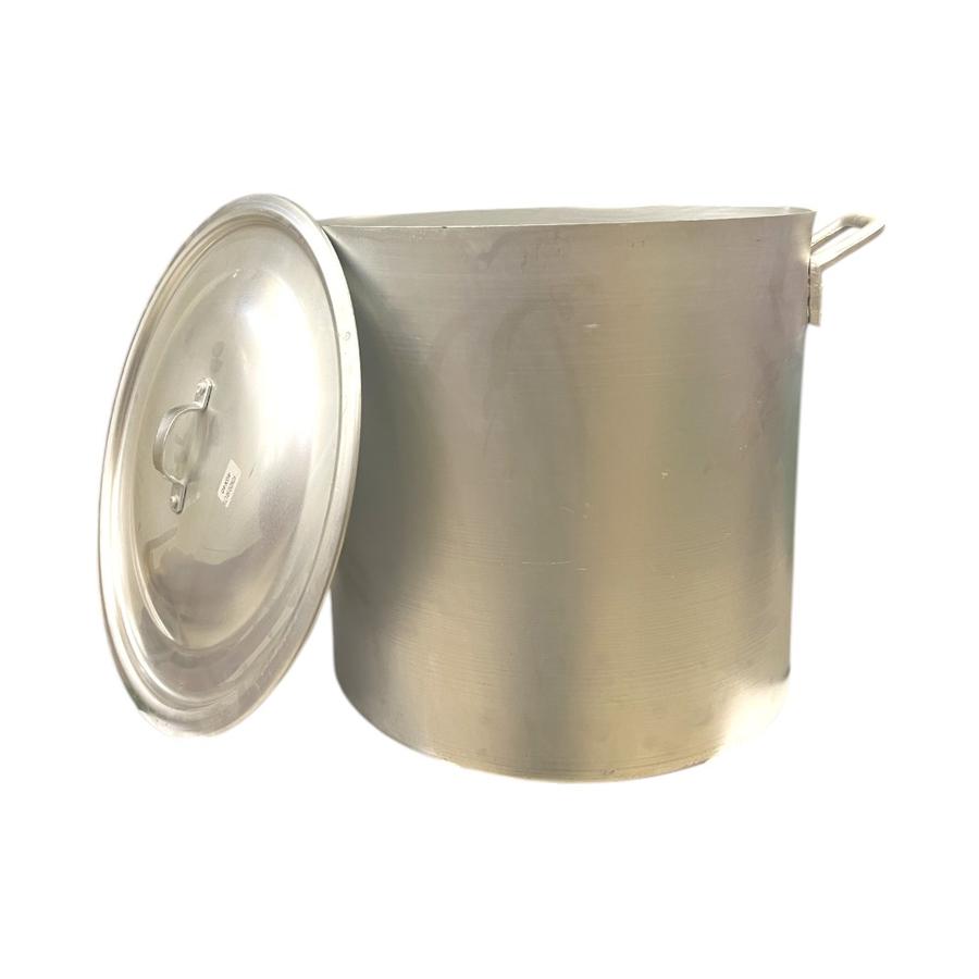 Olla Fondo de Aluminio 40x40 cm 50 Litros Silver Yevenes