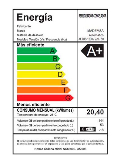 Refrigerador Altus 1200 197l N.fr Inox Mademsa